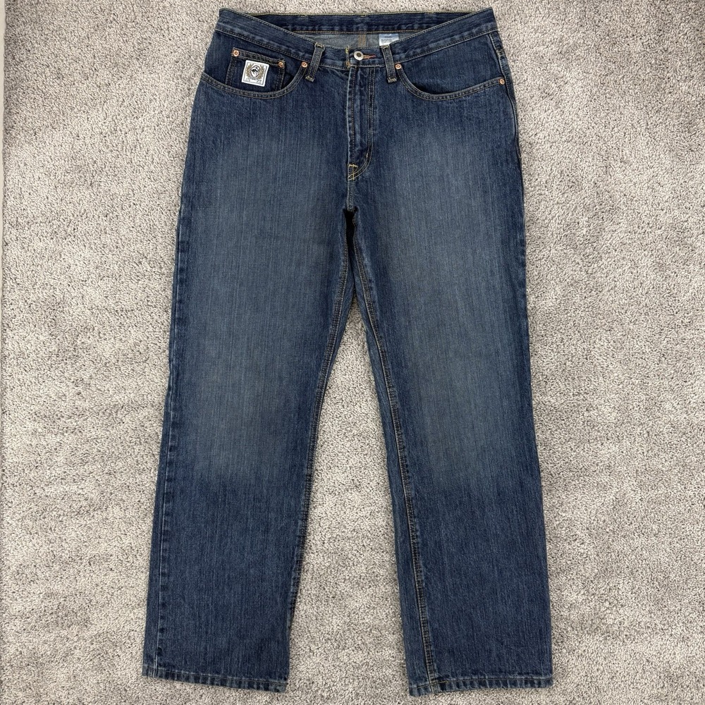 Cinch White Label Jeans Men's 36x32 Relaxed Fit Medium Wash Western Cowboy